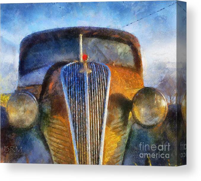 Digital Painting Canvas Print featuring the photograph Rust in Peace by Barbara R MacPhail