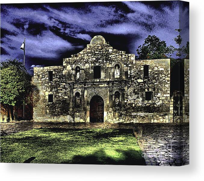 Landscape Canvas Print featuring the photograph San Antonio E by Ken Frischkorn