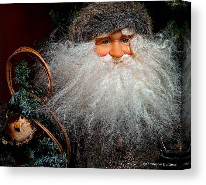 Santa Clause Canvas Print featuring the photograph Santa Claus by Christopher Holmes