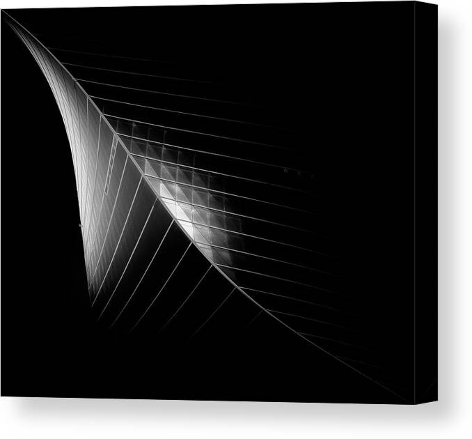 Architecture Canvas Print featuring the photograph Scimitar 3 ( The Eclipse) by Ahmed Thabet