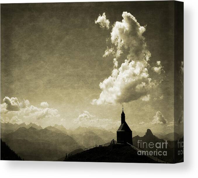 Germany Canvas Print featuring the photograph Skyfall by Edmund Nagele FRPS