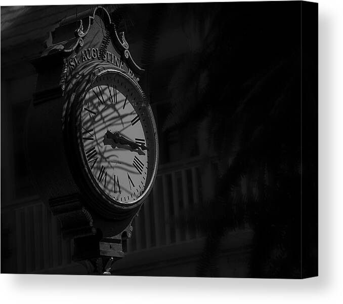 B&w Canvas Print featuring the photograph Somewhere someone is thinking of you by Mario Celzner