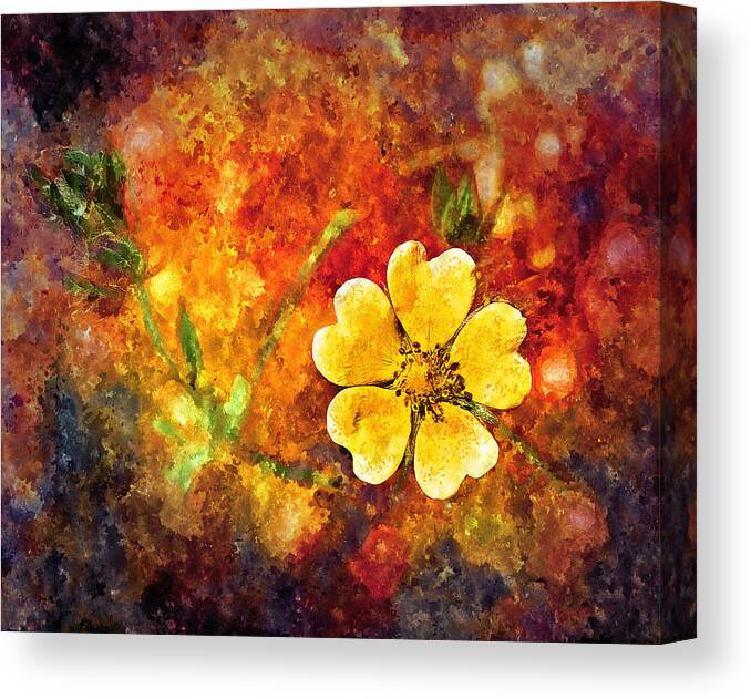 Wild Canvas Print featuring the painting Spring Color by Rick Mosher