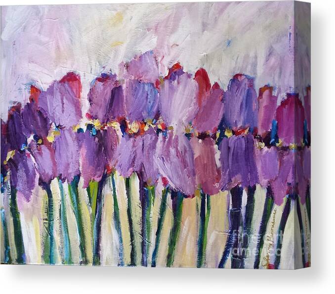 Spring Canvas Print featuring the painting Springs Ahead by Sherry Harradence