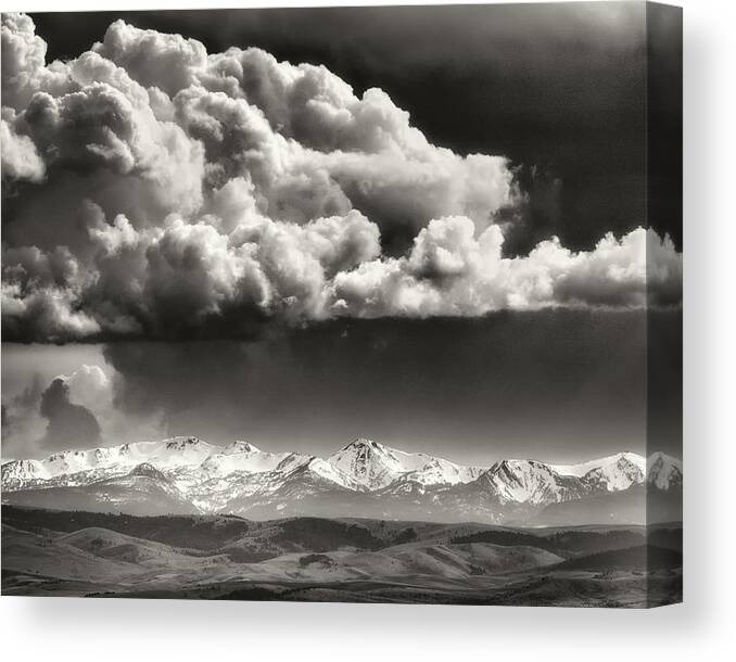 Montana Canvas Print featuring the photograph Storm Brewing by Joan Herwig