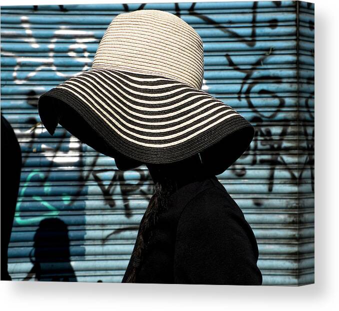 Street Canvas Print featuring the photograph Stripes by Lorenzo Grifantini