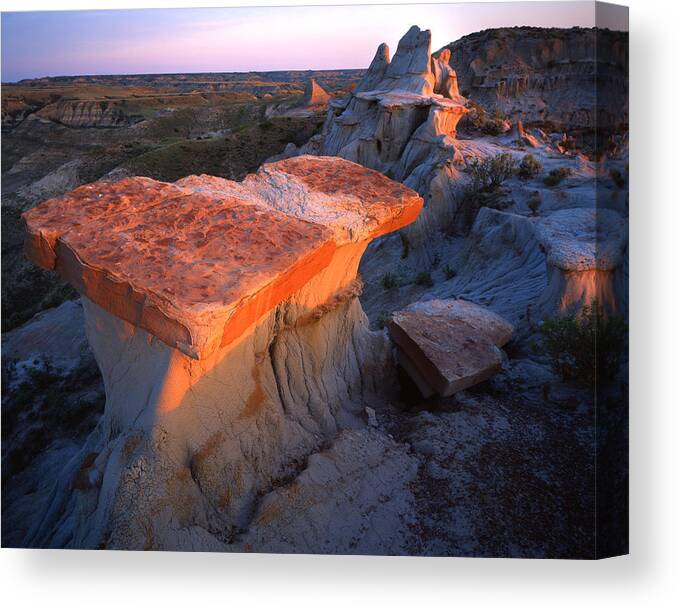 National Park Canvas Print featuring the photograph Teddy's Table by Ray Mathis