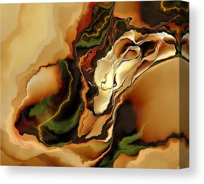 Vic Eberly Canvas Print featuring the digital art Tenderly by Vic Eberly