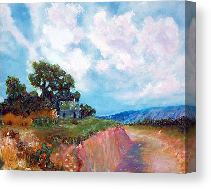 Texas Canvas Print featuring the painting Texas Sky by Robert Gross