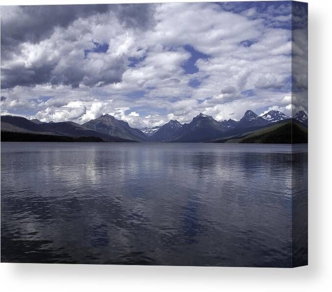 Landscape Canvas Print featuring the photograph The Blues by SEA Art