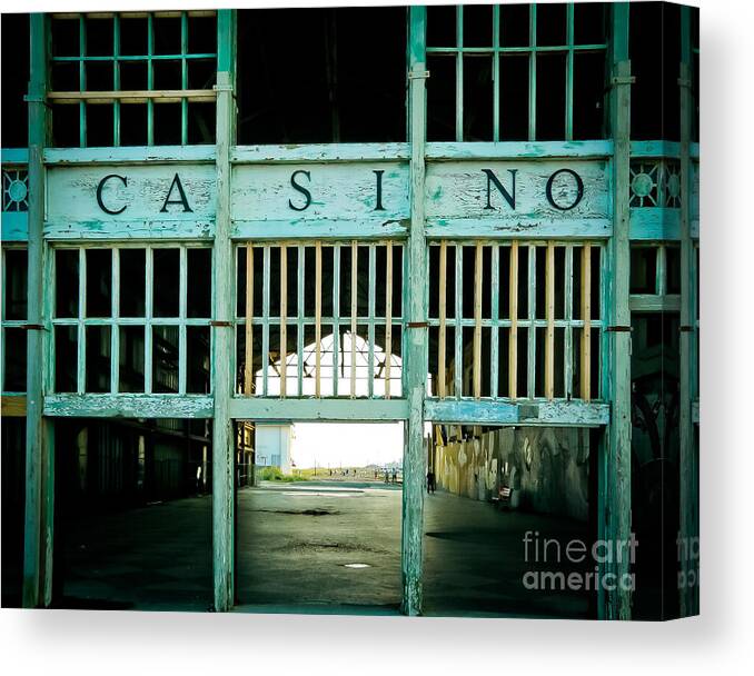 Asbury Park Canvas Print featuring the photograph The Casino by Colleen Kammerer