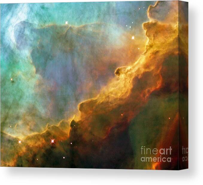 M17 Canvas Print featuring the photograph The Swan Nebula by Rod Jones