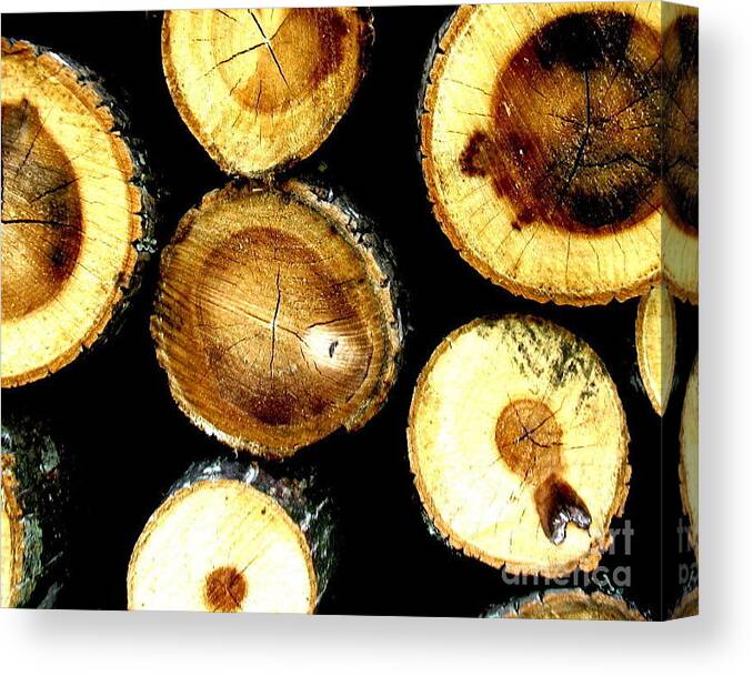 Wood Canvas Print featuring the photograph Trees End by Amy Sorrell