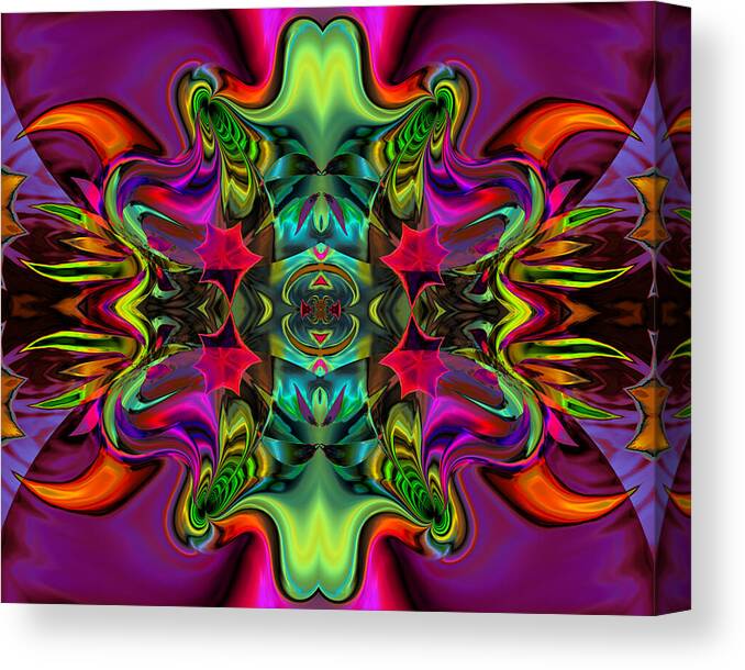 Digital Canvas Print featuring the digital art Uncertain direction by Claude McCoy