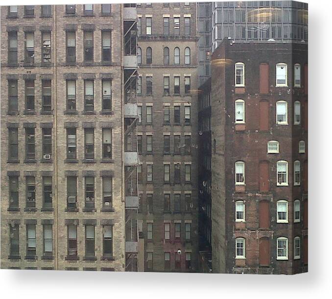 Digital Photography Canvas Print featuring the photograph Village 2 by Linda N La Rose