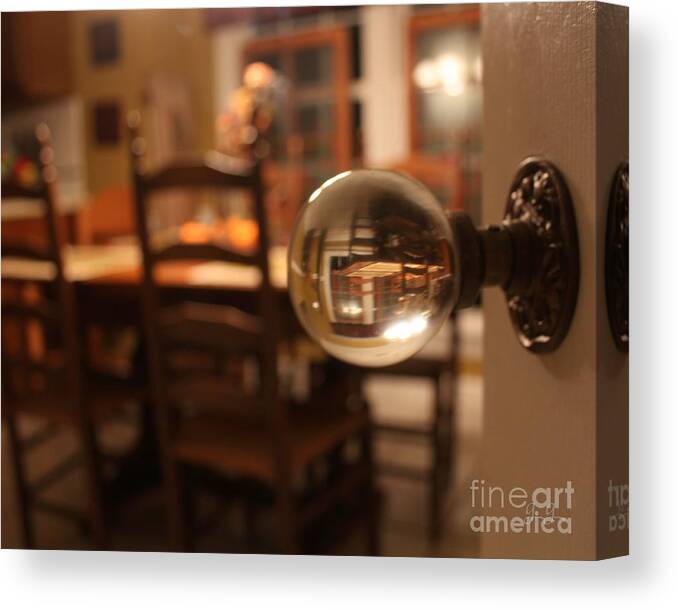 Kitchen Canvas Print featuring the photograph Welcome Home by Geri Glavis