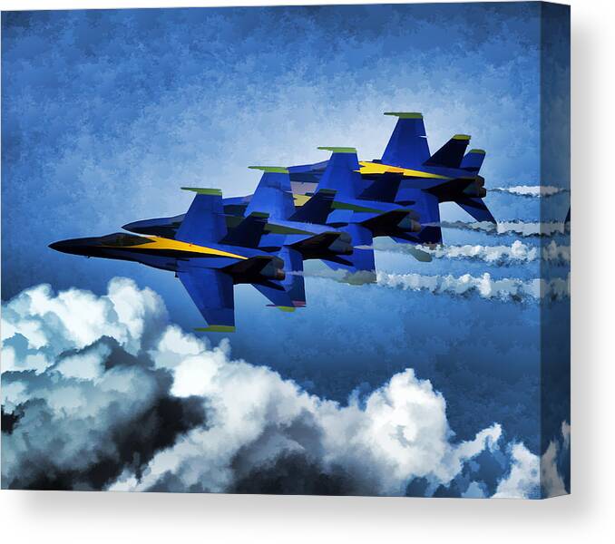 Airplanes Canvas Print featuring the photograph Where You Lead by John Freidenberg