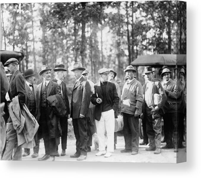 1918 Canvas Print featuring the photograph Wwi Detention Center by Granger