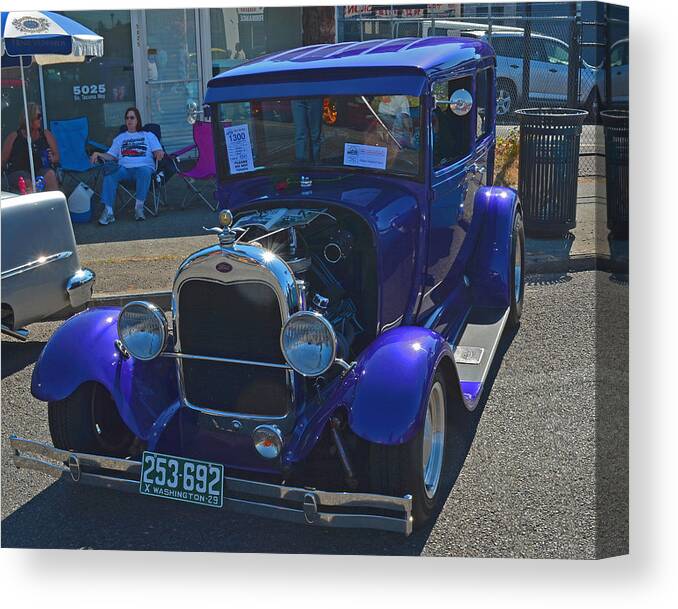 Ford Canvas Print featuring the photograph 1929 Ford Model A by Tikvah's Hope