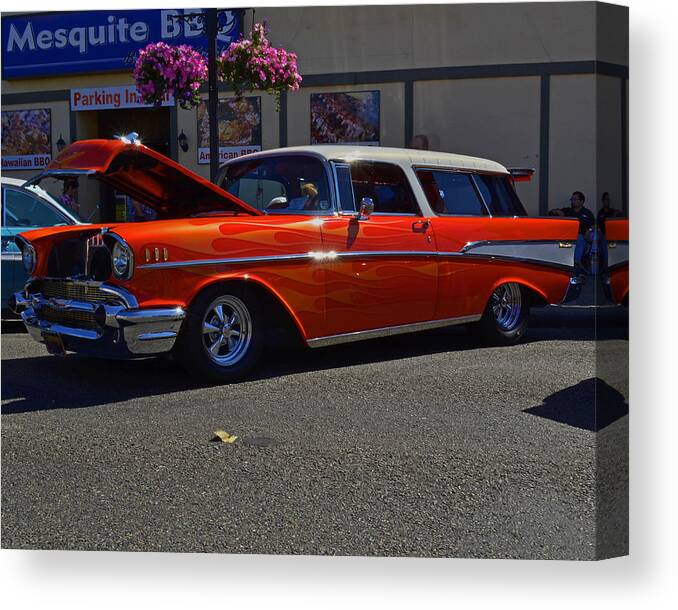 1957 Belair Wagon Canvas Print featuring the photograph 1957 Belair Wagon by Tikvah's Hope