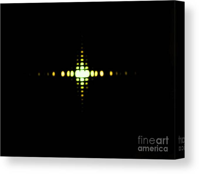 Diffraction Canvas Print featuring the photograph Fraunhofer Diffraction #4 by Omikron