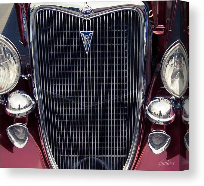 Fords Canvas Print featuring the photograph A Grill To Remember by Steven Milner