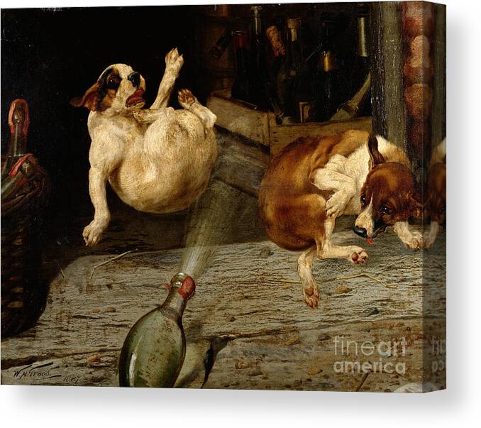 A Surprising Result Canvas Print featuring the painting A Surprising Result by William Henry Hamilton Trood