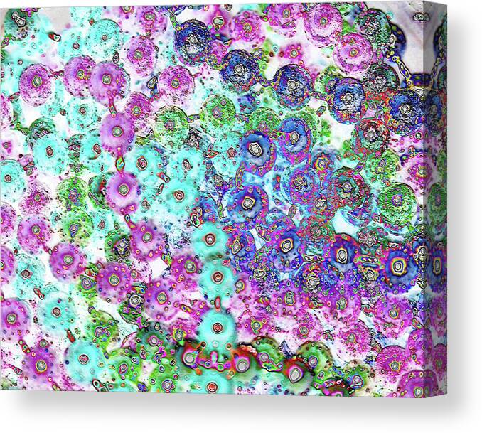 Abstract Canvas Print featuring the photograph Abstract Distraction by Michael Merry