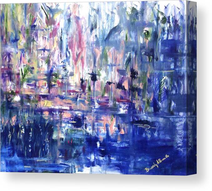 Abstract Canvas Print featuring the painting Acceptance Too by Beverly Smith