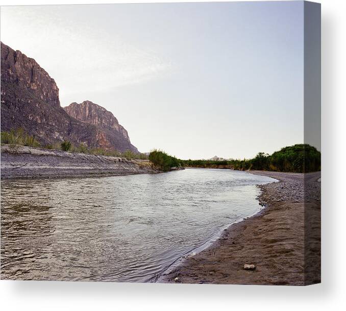 Big Bend National Park Canvas Print featuring the photograph Big Bend Park Rio Grand River by M K Miller