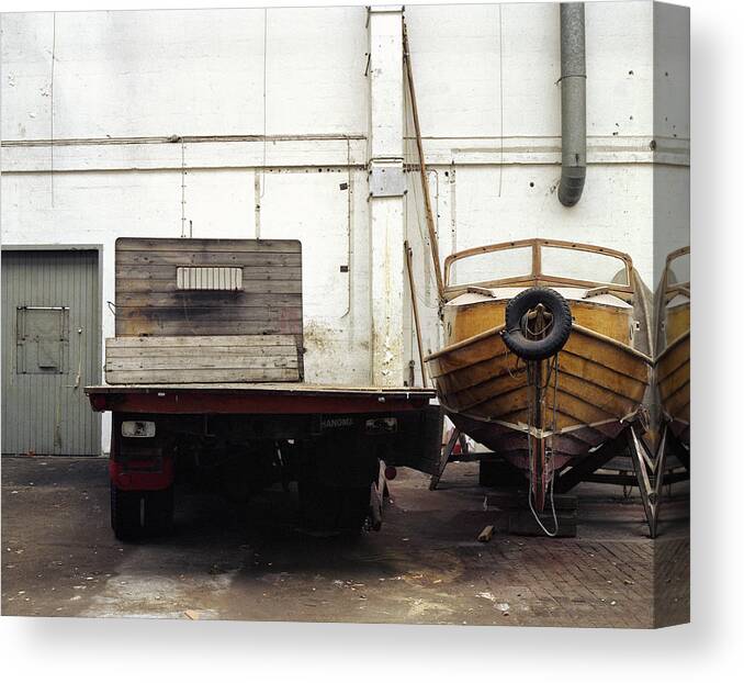 Boat Canvas Print featuring the photograph Boatworks by Jan W Faul