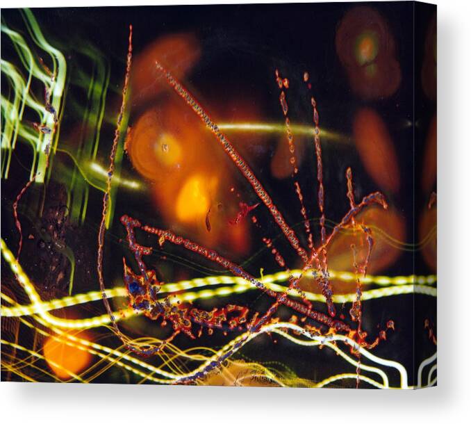 Canvas Print featuring the photograph Chicago Lights 4 by JC Armbruster