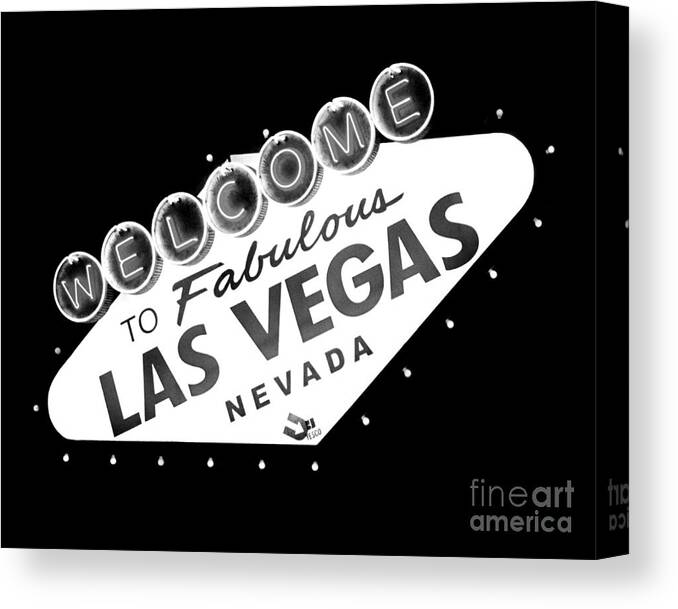 las Vegas Canvas Print featuring the photograph Fabulous Las Vegas by Kate McKenna