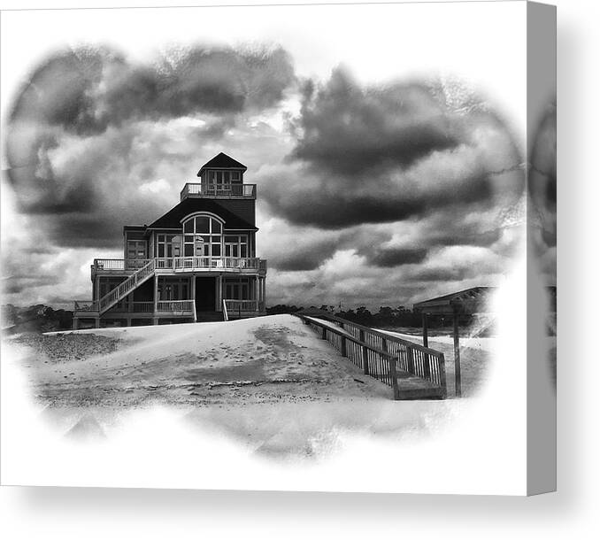 Architecture Canvas Print featuring the photograph House at the End of the Road by Gordon Engebretson