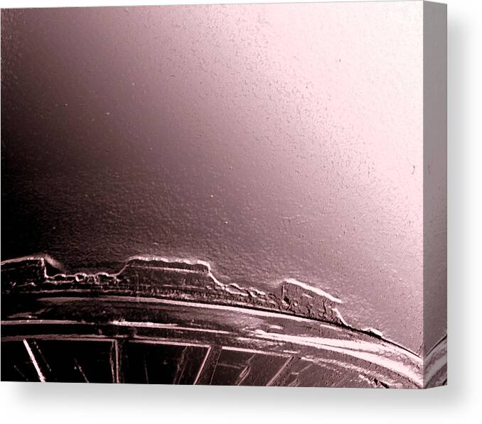 Abstract Canvas Print featuring the photograph Roads to the Mesas by Lenore Senior