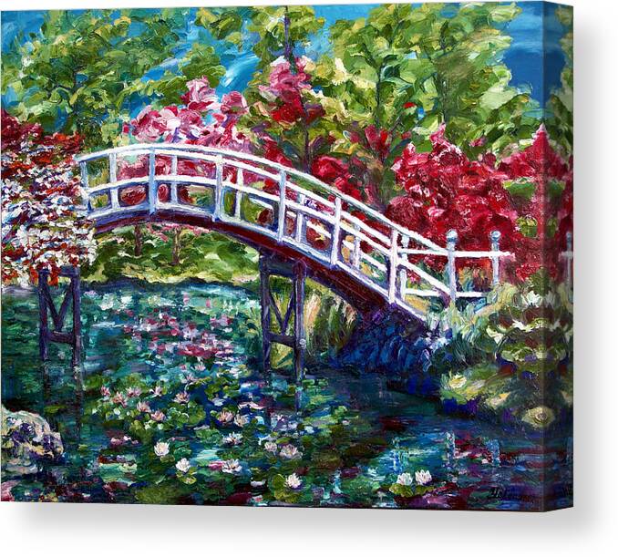 Spring Canvas Print featuring the painting Spring Tranquility by Yelena Rubin