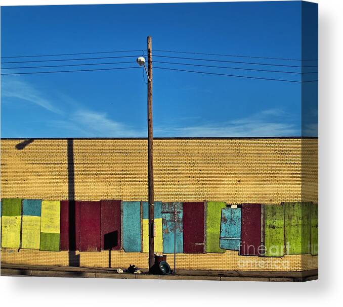 Rainbow Canvas Print featuring the photograph Urban Rainbow by Terry Doyle