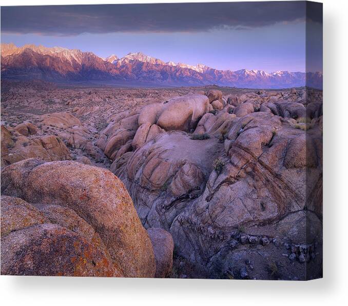 00175948 Canvas Print featuring the photograph View Of Sierra Nevada Range As Seen by Tim Fitzharris