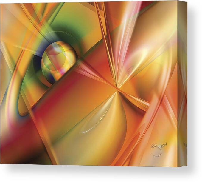 Withease Canvas Print featuring the digital art With Ease by Steve Sperry