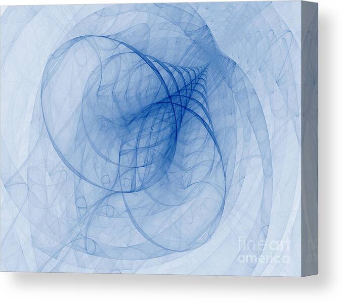 Complex Numbers Canvas Print featuring the photograph Fractal Image #1 by Ted Kinsman