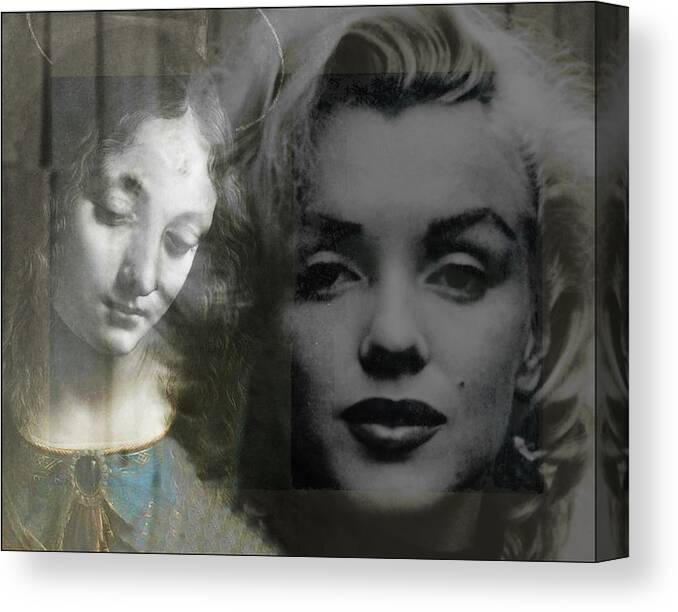 Marilyn Monroe Canvas Print featuring the digital art I've Seen That Movie Too #2 by Paul Lovering