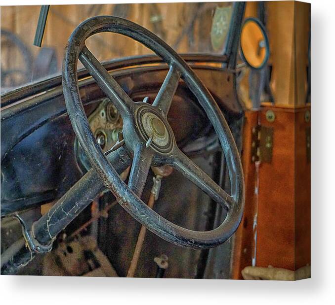 Fram Equipment Canvas Print featuring the photograph Retired #2 by Dennis Dugan