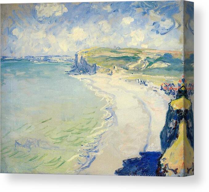 Cliffs At Varengeville - Canvas Prints by Claude Monet, Buy Posters, Frames,  Canvas & Digital Art Prints