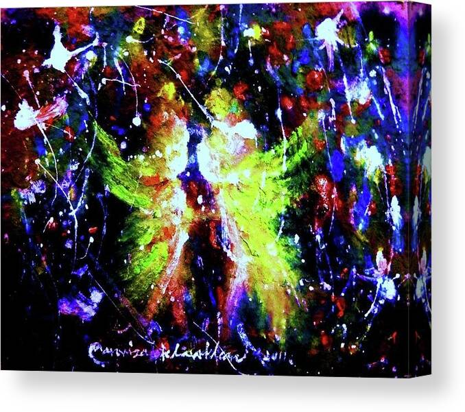  Canvas Print featuring the painting The Colour of Dreamer #1 by Wanvisa Klawklean