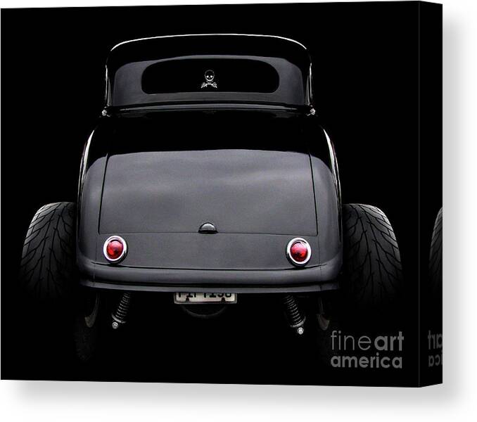 1934 Ford 3 Window Coupe Canvas Print featuring the photograph 1934 Ford 3 Window Coupe by Peter Piatt