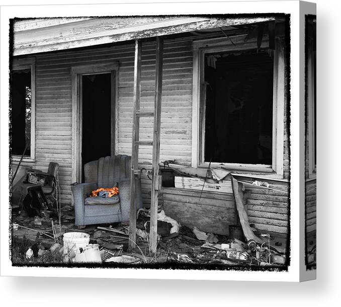 Abandoned Canvas Print featuring the photograph Abandoned #3 by Hugh Smith