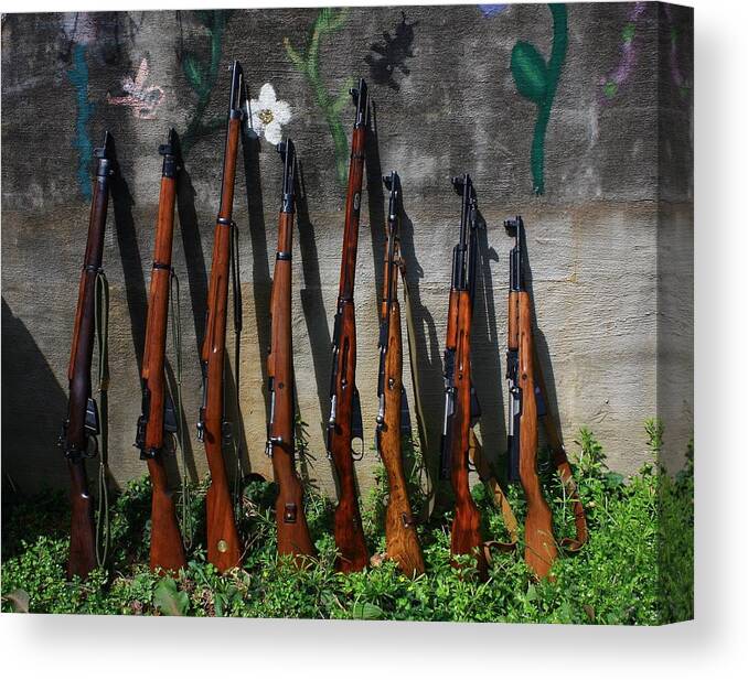 Rifle Canvas Print featuring the photograph Rifle #3 by Jackie Russo