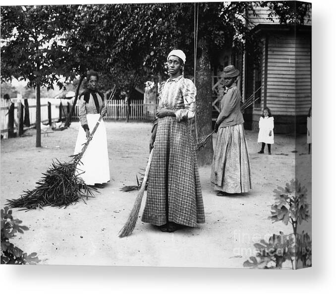 1899 Canvas Print featuring the photograph Plantation Life #4 by Granger
