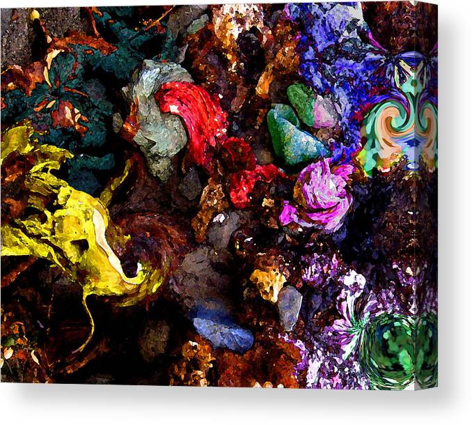 Abstract Digital Art Canvas Print featuring the digital art Abstract 10 by Timothy Bulone
