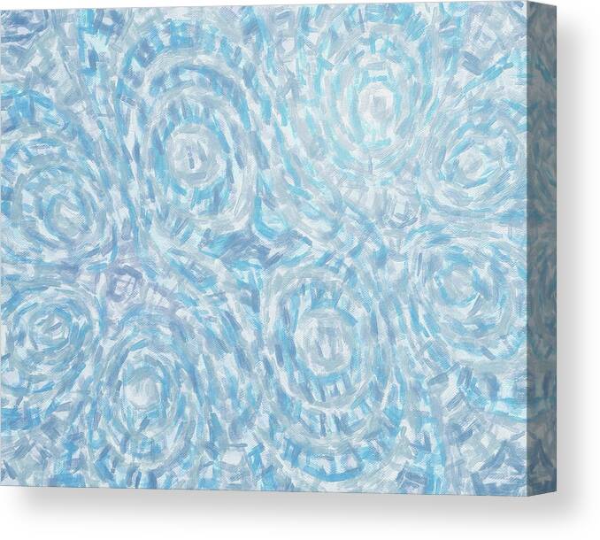 Abstract Canvas Print featuring the digital art Abstract 432 by Judi Suni Hall